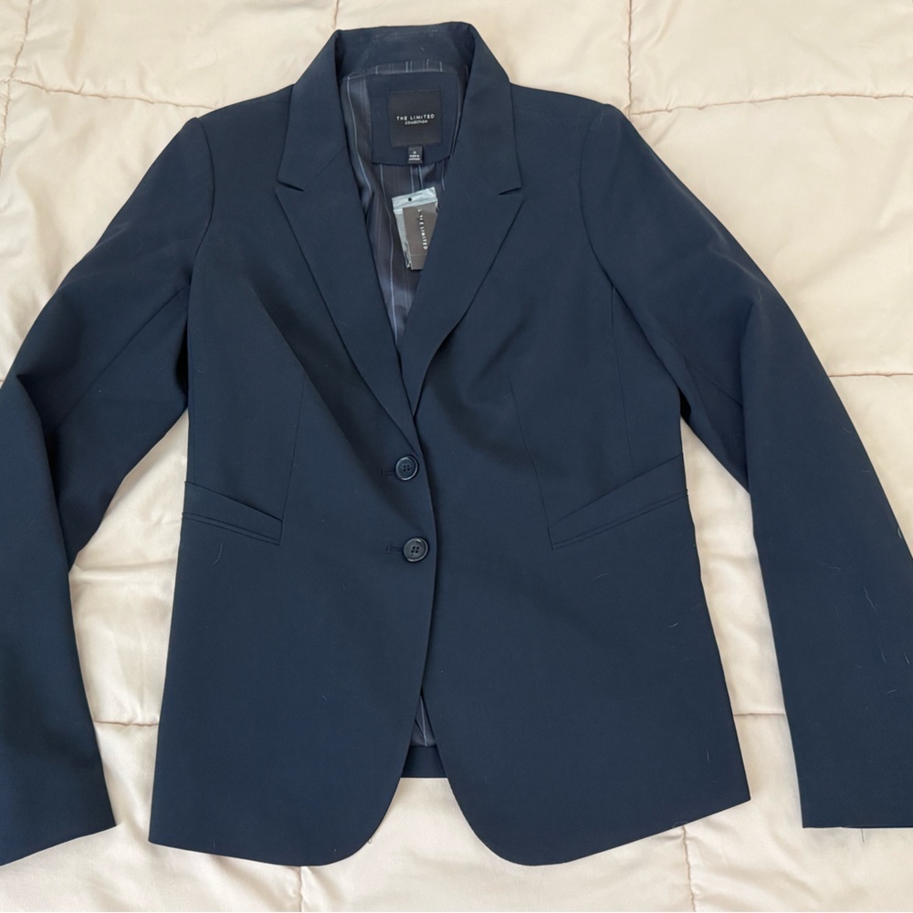 The Limited Blue Blazer with Structured Silhouette